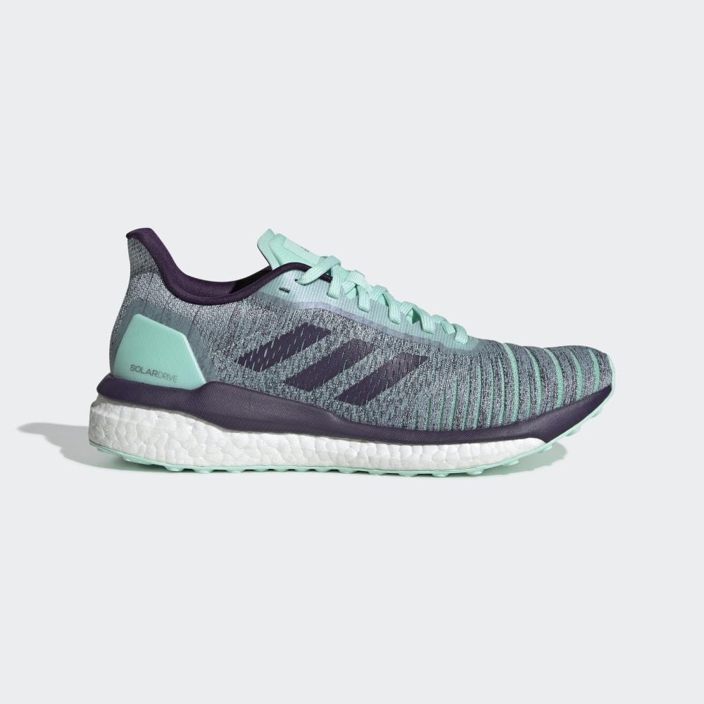 Adidas Women's Solardrive Walking Shoes Mint/Purple Ireland D97448